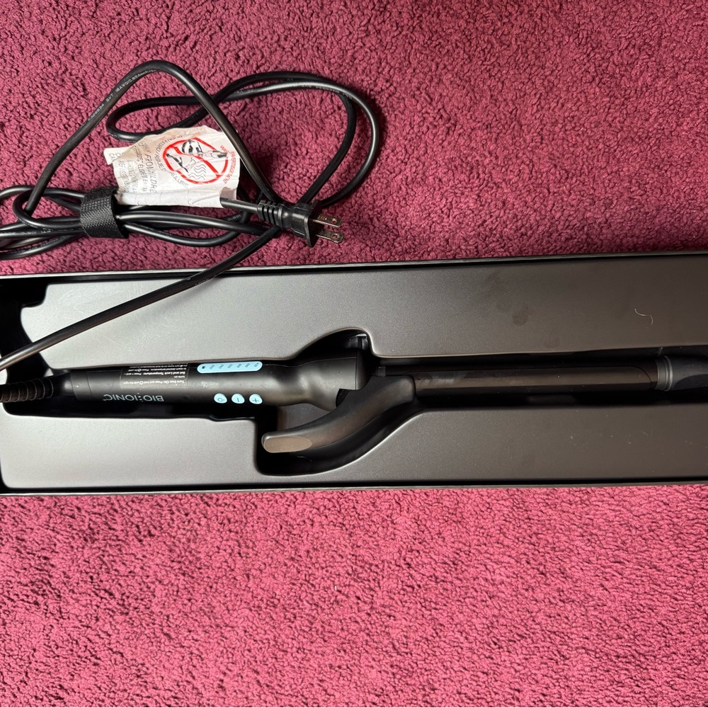 Bioionic .75 Inch Long Barrel Curling Iron